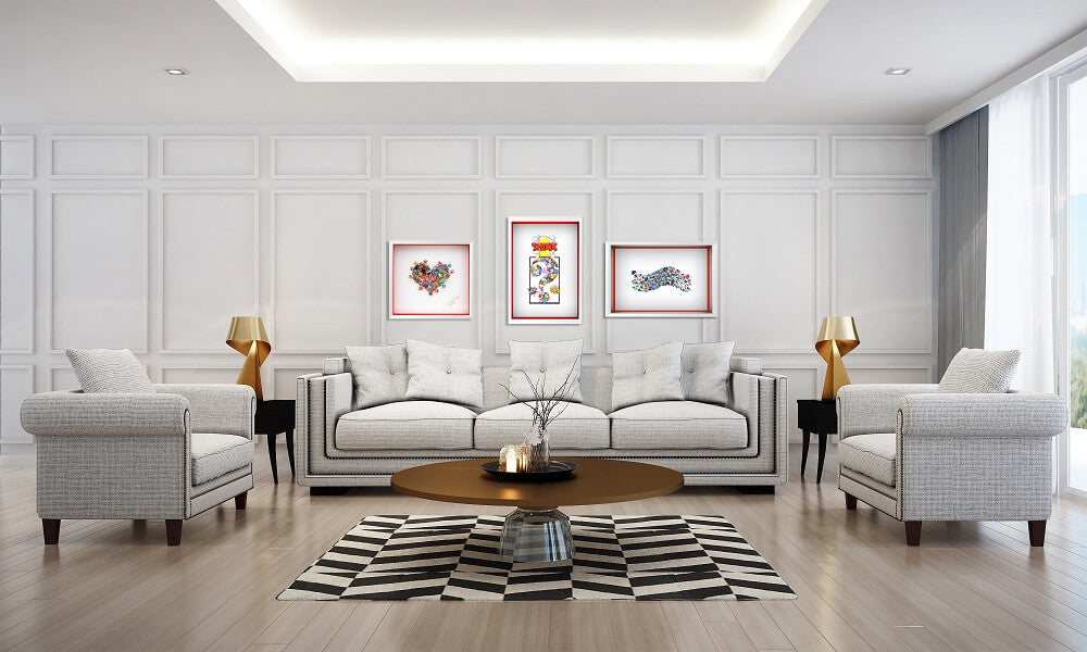 What is the difference between 2D and 3D art?