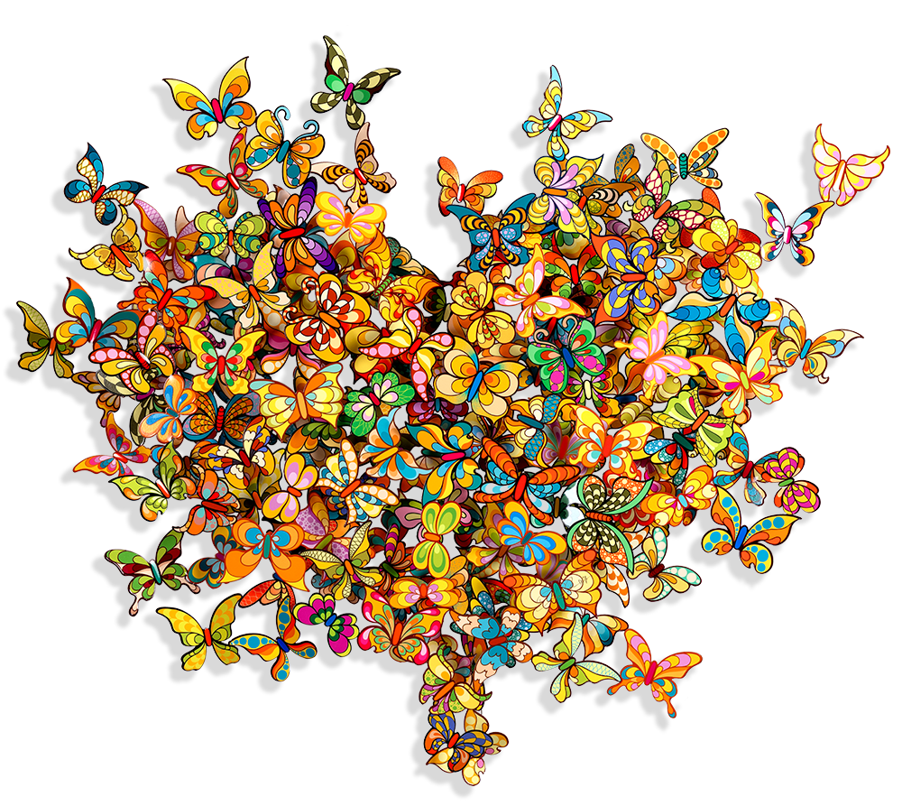 My Heart is All a Flutter - Colors Yellow
