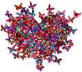 My Heart is All a Flutter - Colors Red