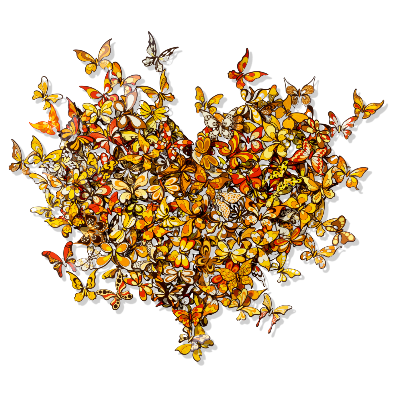 My Heart Is All a Flutter - Yellow