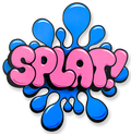 Splat!  (Pink & Blue)