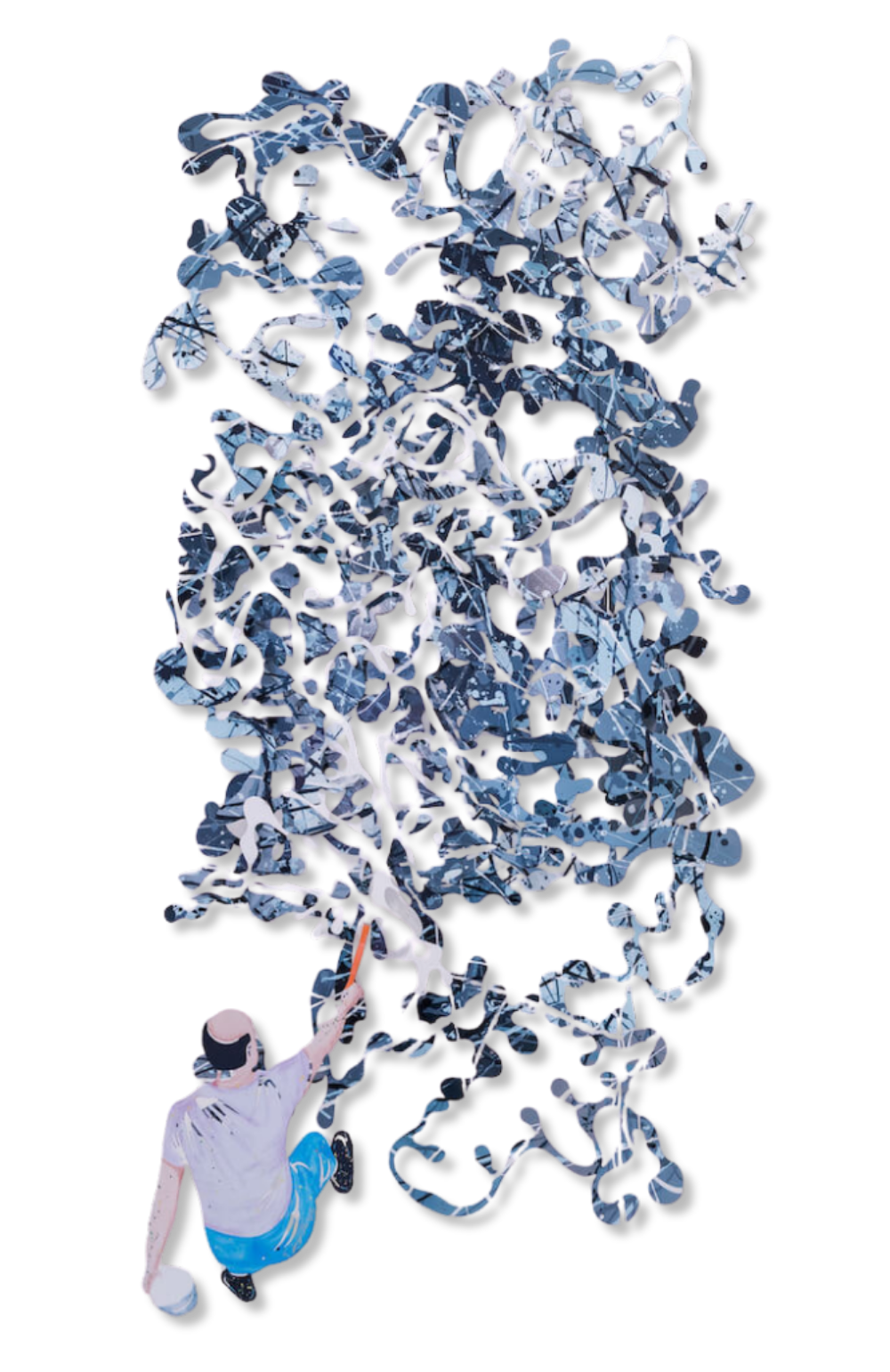Homage to the Drip Artist