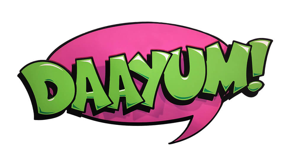 Daayum Yellow Green Pink