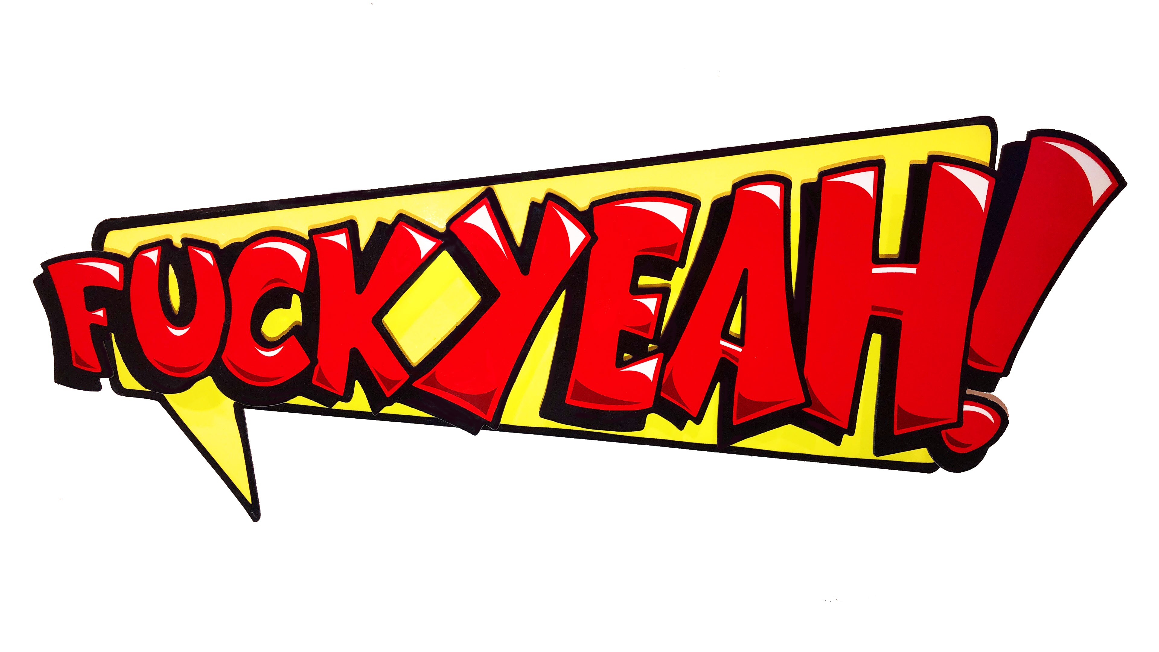 Fuck Yeah (Red & Yellow)