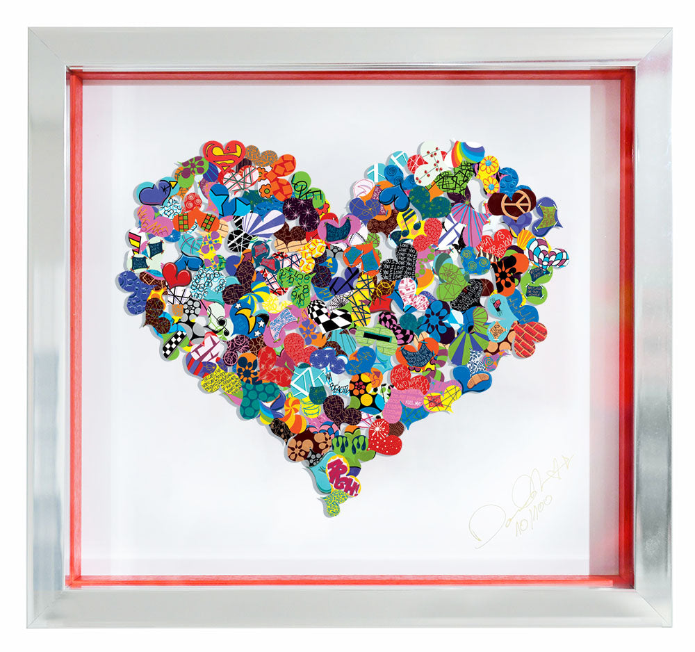 Look Within Your Heart Papercut (L)